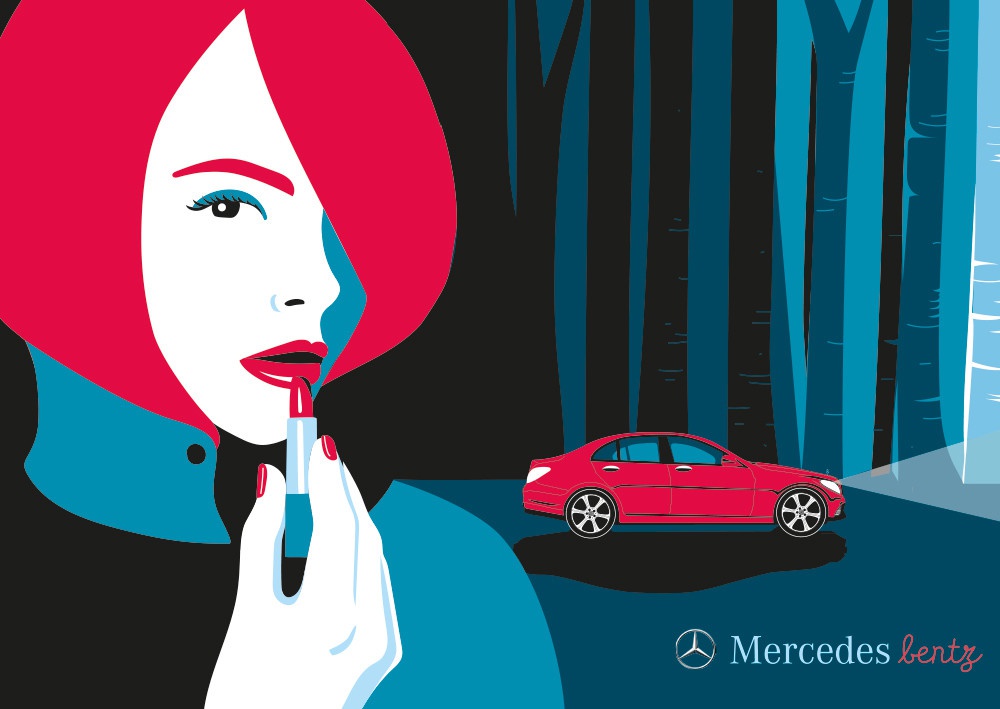 illustration laurence bentz mercedes 1.jpg - Laurence BENTZ | Virginie